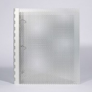 Perforated Aluminium 3-Ring 포트폴리오 바인더 파일